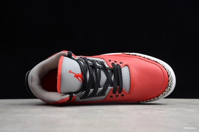 Cheap TBK Cement Red 3 CK5692-600 Air Jordan 0704